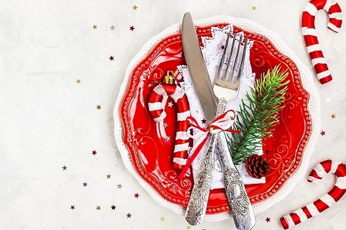 Weihnachtsgeschirr