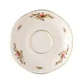 Kaffee-Untertasse 14 cm Sanssoucci Elfenbein Moosrose neu Poliergold Ramona Rosenthal