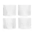 Glas 4er-Set Ripple klar ferm LIVING