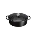 Bräter mit Deckel 31 cm Signature Schwarz Le Creuset