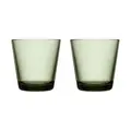 Trinkglas 2er-Set 0,21 l Kartio Tannengrün Iittala
