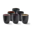 Espressobecher 6er-Set schwarz Bitz