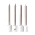 Kerzenständer Love H:7cm D:5,5cm Set Räder