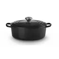 Bräter mit Deckel 29 cm Signature Schwarz Le Creuset