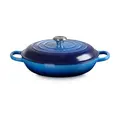 Gourmet-Profitopf mit Deckel 30 cm Signature azure Le Creuset