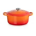 Bräter mit Deckel 22 cm Signature Ofenrot Le Creuset
