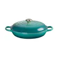 Gourmet-Profitopf mit Deckel 30 cm Signature Bleu Riviera Le Creuset
