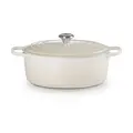 Bräter mit Deckel 31 cm Signature Meringue Le Creuset