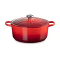 Bräter mit Deckel 28 cm Signature kirschrot Le Creuset