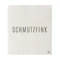 Schwammtuch Schmutzfink 2er-Set Schöne Worte grau Räder