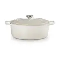 Bräter mit Deckel 33 cm Signature Meringue Le Creuset