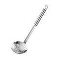 Schaumlöffel flach  Rundgriff Grob Edelstahl 12cm Rösle