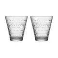 Trinkglas 2er-Set Kastehelmi klar Iittala