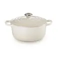 Bräter mit Deckel 26 cm Signature Meringue Le Creuset