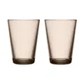 Trinkglas 2er-Set 0,4 l Kartio Linen Iittala