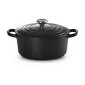 Bräter mit Deckel 22 cm Signature Schwarz Le Creuset