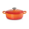 Gourmet-Bräter mit Deckel 30 cm Signature Ofenrot Le Creuset