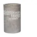 Weinkühler Beton Das Leben ist zu kurz Räder
