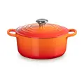 Bräter mit Deckel 24 cm Signature Ofenrot Le Creuset